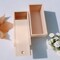 2-Pack Unfinished Wooden Storage Boxes with Sliding Lids – Natural Wood DIY Craft Boxes for Jewelry, Gifts, Hobbies & Home Organization, 8 x 3.5 x 2.4 Inches